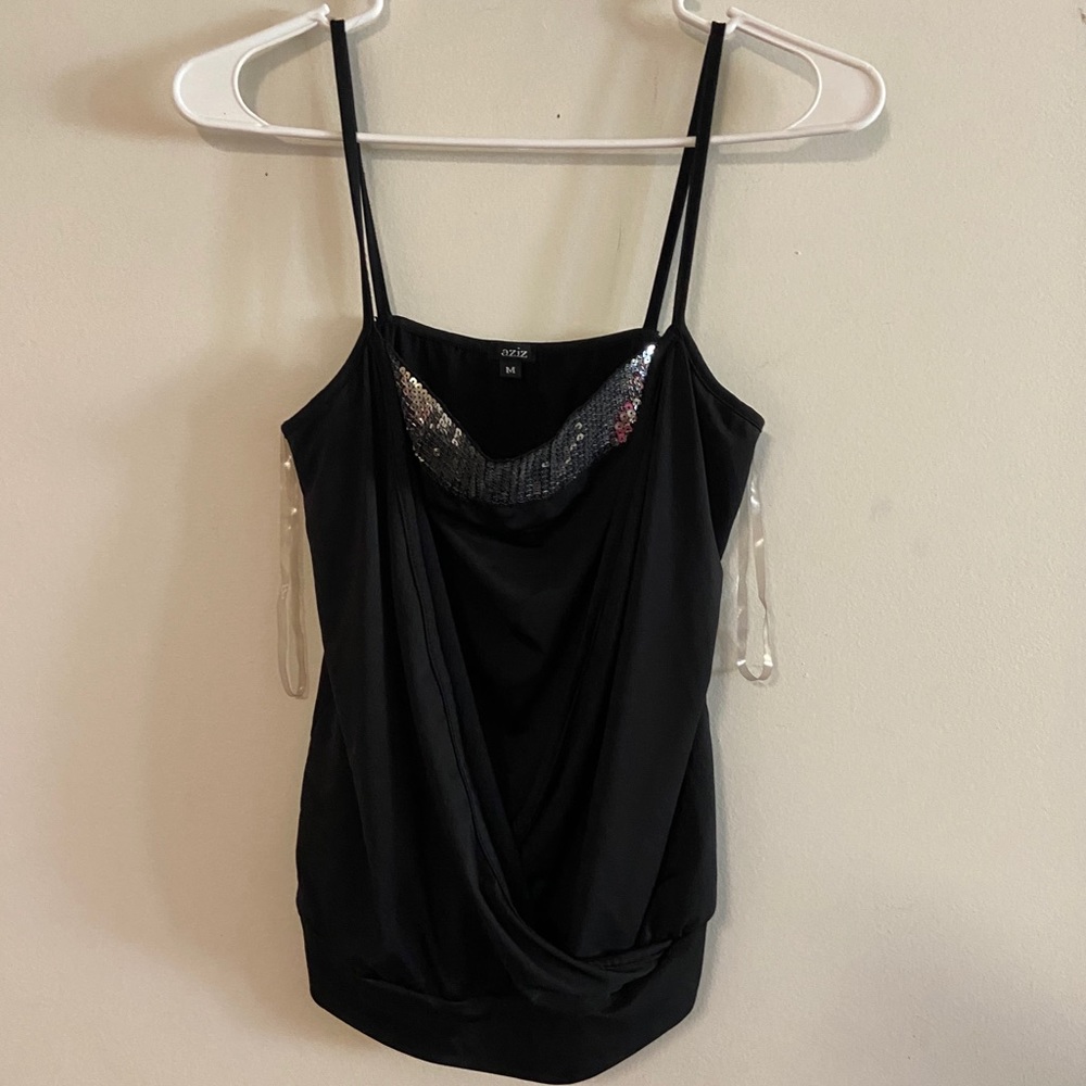 Gorgeous blingy top by Aziz
